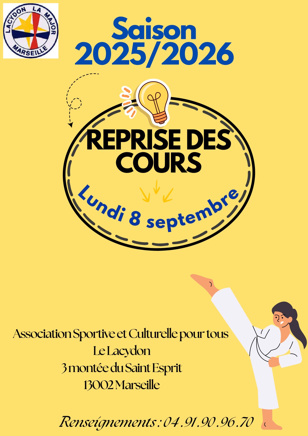 Reprise des cours 2025 2026